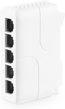 5 Port PoE Extender IEEE 802.3 af at bt 90W PoE Repeater 10 100 Mbps 1 PoE in 4  - £42.83 GBP