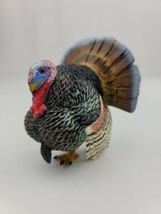 Domestic Turkey Farm Figurine Collectible PVC 2.75 H X 2&quot; L Safari Ltd 2006 - $11.10