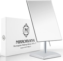 Large Tabletop Face Mirror With Stand - True No Magnification Single Sided - £33.81 GBP