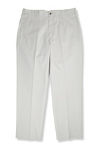 Brooks Brothers Mens Cream Hudson Fit Flat Front Chino Pants, 33W x 34L BB-857 - £62.33 GBP