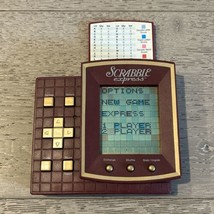 Scrabble Express Handheld Electronic Game Vintage Hasbro 1999 Tested And... - $14.00