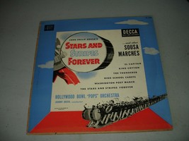 Hollywood Bowl Pops Orchestra - Stars and Stripes Forever (10&quot; LP 1952) Good+/VG - £6.98 GBP