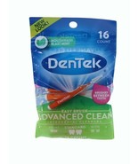 Dental Floss DenTek Easy Brush Cleaners 16 Count Distressed Package - $3.92 CAD