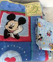 Disney vintage baby blanket quilt Needlcraft Co cross stitch embroidered... - $20.78