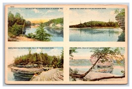 Multiview Wisconsin Dells Kilbourn WI UNP WB Postcard Y10 - $3.91