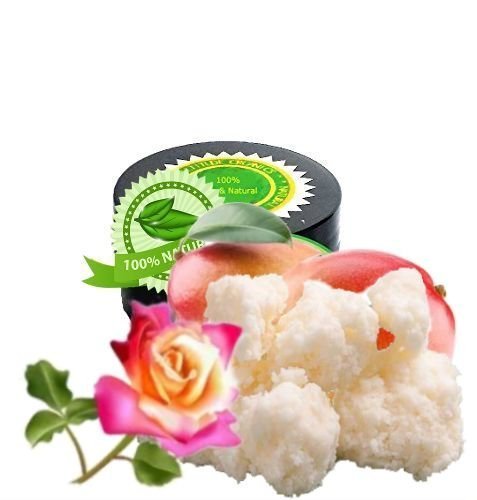 MANGO BUTTER - LUXURIOUS BULGARIAN ROSE - 16oz - (MANGO BUTTER with ROSE OTTO) b