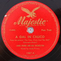 Louis Prima - A Gal In Calico / He / She Like It! - 1946 10&quot; 78 rpm Reco... - £11.35 GBP