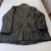 Veranesi RN#88842 Women's Black Lined Genuine Leather Buttons Jacket Size 28W image 2