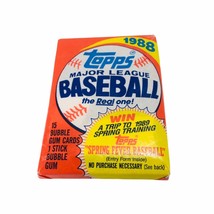 1988 Topps Baseball Cards (1) Unopened Sealed Wax Pack From Wax Box - 15 Cards - £6.05 GBP