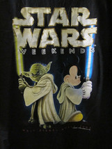 Vintage Walt Disney World Star Wars Weekend T-shirt Yoda Mickey Jedi Kni... - $149.99
