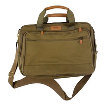 Hartmann Carry-on Briefcase Laptop Bag Contrasting Brown Ballistic Nylon - £39.10 GBP