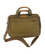 Hartmann Carry-on Briefcase Laptop Bag Contrasting Brown Ballistic Nylon - $49.49