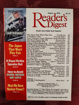 Readers Digest August 1990 Ben J. Wattenberg Aids Nuclear Power Milton Petrie - £8.61 GBP