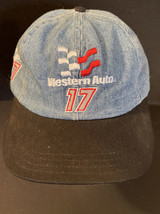 AJD The Professional Baseball Cap Western Auto #17 Darrell Waltrip Deniu... - £18.45 GBP