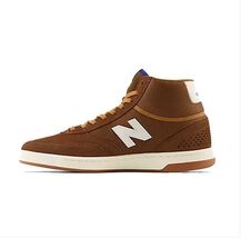 GENUINE NEW BALANCE SIZE 9.5 D NUMERIC 440 BROWN WHITE HIGH SKATE SHOE N... - $74.15