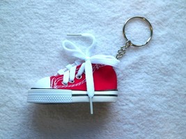 Mini Red High Top Sneaker Keychain Keyring - £10.88 GBP