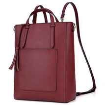 ECOSUSI Tote Bag Convertible Backpack Purse for Women Vegan Leather Handbag Mult - £67.46 GBP