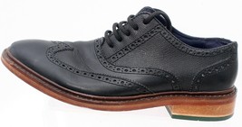 Cole Haan Shoes Men&#39;s Size 8.5 Wide Colton Brogue Wingtip Oxford Black C11756  - £40.18 GBP