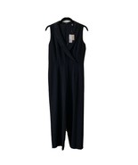 Tahari Jumpsuit Womens Womens 8 Black Rhinestones Evening Party Cocktail - $897.89 MXN