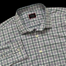 UNTUCKit Dubin Shirt Long Sleeve Purple Blue Plaid XXL Mens Nylon WHITE - $239.60 MXN