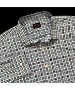 UNTUCKit Dubin Shirt Long Sleeve Purple Blue Plaid XXL Mens Nylon WHITE - €11,15 EUR