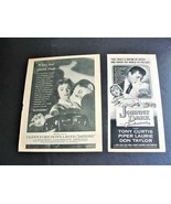 Ransom!-1956 film and Johnny Dark 1954 film -Two Pages Movie Ad. - £6.44 GBP