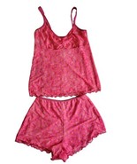 C&#39;est Cool by French Jenny Womens Medium 2 Piece Camisole Shorts Pajamas... - $19.79