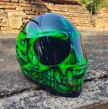 GRÜNER CUSTOM AIRBRUSHED MOTORRADHELM - $330.18
