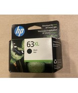 New HP 63 XL Black Ink Cartridge High Yield Genuine OEM Sealed  March 2027 - $49.99