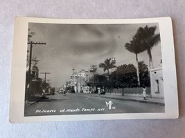Antique Mexican Photo Postcard RPPC AVENIDA JUAREZ CD MANTE TAMAULIPAS 1... - $14.01