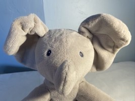 Flappy the Elephant Plush 4053934 Plays Peek A Boo Sings Ears Hang Low Baby Gund - $21.14