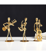 Creative Musician Gold Iron Ornaments Desk Decorations - $283.45 MXN