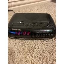 Panasonic RC-6088 Am FM Dual 2 Alarm Clock Radio RED Digital - £70.61 GBP