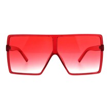 Super Oversized Sunglasses Womens Retro Fashion Square Cover Shades - £9.60 GBP
