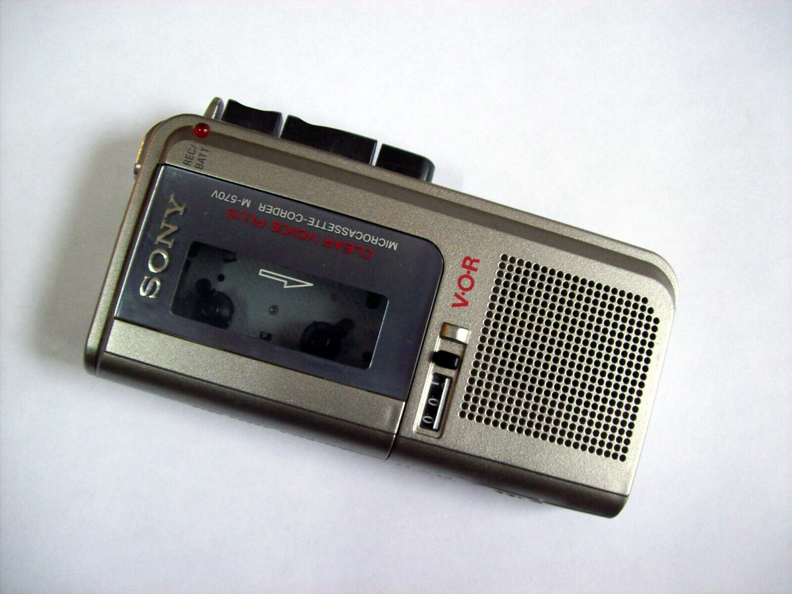 Sony Microcassette Recorder Clear Voice Plus & VOR System M-570V M570V-SERVICED Item image 2