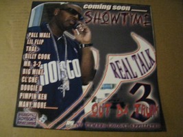 Showtyme Poster Flat Real Talk Out Da Trunk Paul Wall Lil Flip Trae Billy Cook - £21.23 GBP