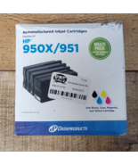 DATAPRODUCTS Inkjet 4 Pack Cartridges - Black, Cyan, Magenta, Yellow HP ... - $155.66 MXN