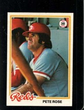 1978 Topps #20 Pete Rose Exmt Reds Dp Nicely Centered *X101002 - £10.17 GBP
