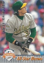 1992 Upper Deck All Star Fanfest Jose Canseco 17 Athletics - £0.78 GBP