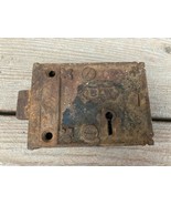 Antique BLW Mortise Door Lock Plate no skeleton key Old Hardware - £11.64 GBP