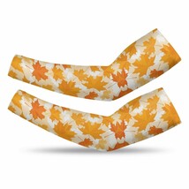 Mondxflaur Maple Leaf Cooling Arm Sleeves Cover UV Sun Protection for Me... - £11.98 GBP