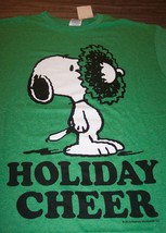 P EAN Uts Snoopy Holiday Cheer Christmas T-Shirt Large New w/ Tag - £15.55 GBP