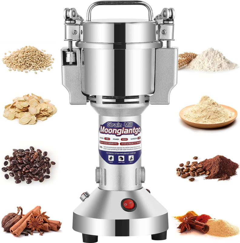 Grain Mill Grinder Electric 150G Commercial Spice Grinder 850W Stainless... - $108.77