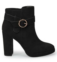 $60 Lauren Conrad LC Avant Boot Platform Ankle Bootie High Heel Black Ne... - £20.11 GBP