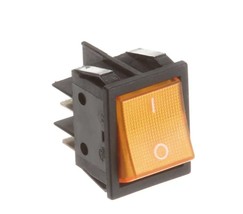 Star T120/55 Rocker Switch DPST 20 Amp Amber Lighted - $83.30