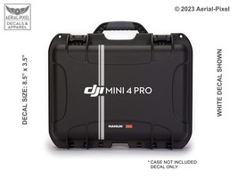 DJI Mini 4 Pro Drone Case Decal  for Nanuk Pelican GoProfessional GPC &amp; More - £7.18 GBP