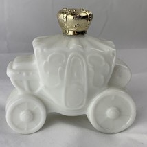 Avon Royal Coach Carriage Foaming Bath Oil Milk Glass Bottle Vintage Empty - €11,45 EUR