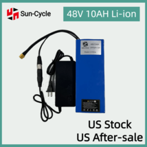 48V 10Ah Lithium Ion Battery EBike Electric Bicycle Motorcycle BMS 1000W... - £130.53 GBP