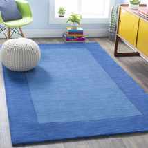 Indigo Blue Hand Tufted Rug Woolen carpet, Custom Carpet for floor wall shop now - £257.55 GBP+