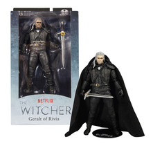 McFarlane Toys The Witcher Geralt of Rivia Netflix Wave 1 7" Figure New in Box - £15.89 GBP